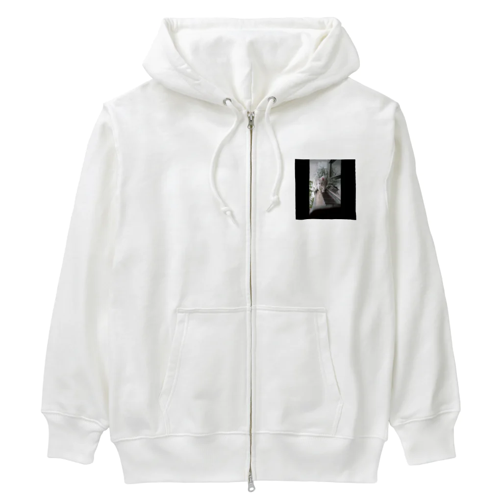 ozuzu123のピアノでねこ Heavyweight Zip Hoodie