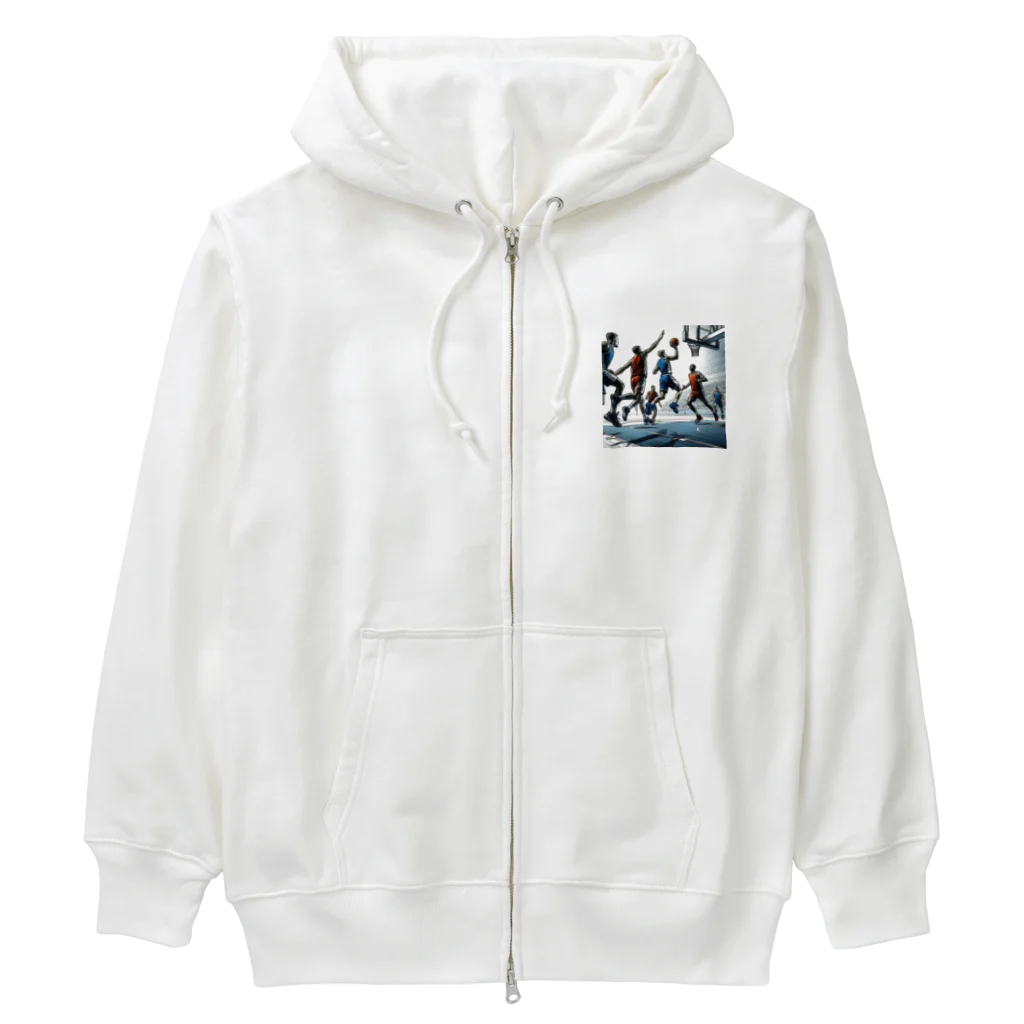 しんすけのバスケットボール Heavyweight Zip Hoodie