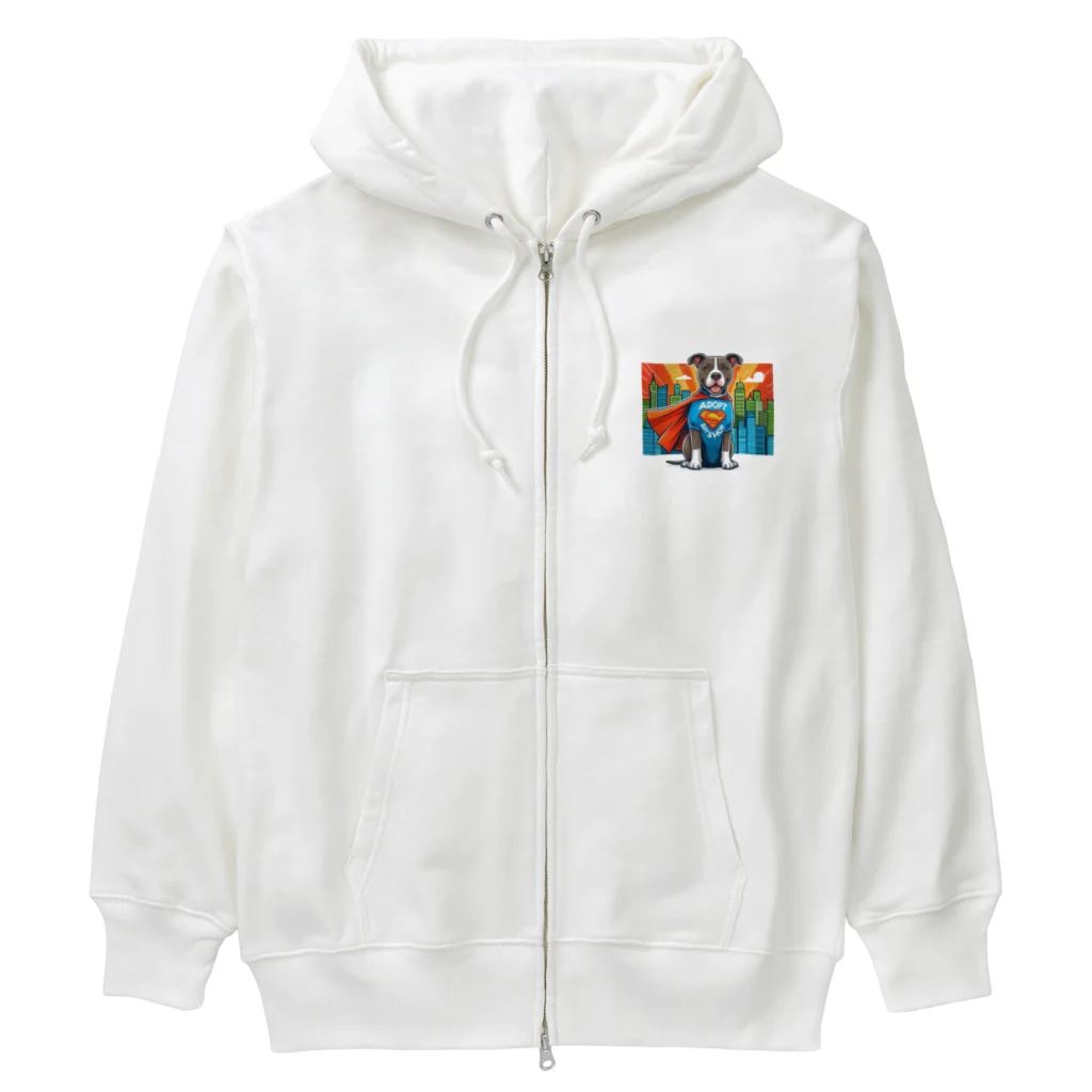 UDKshopのマッスルドッグマン Heavyweight Zip Hoodie