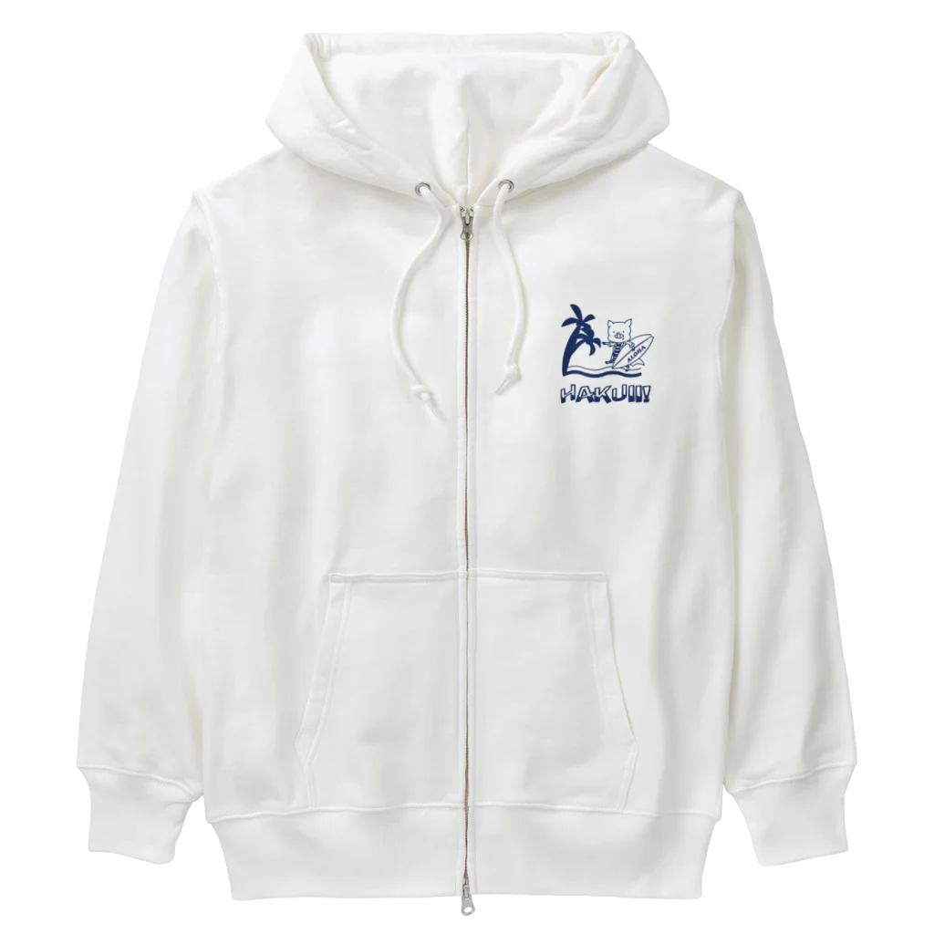 ari designのアロハ～ハクイ（白衣）!  Heavyweight Zip Hoodie