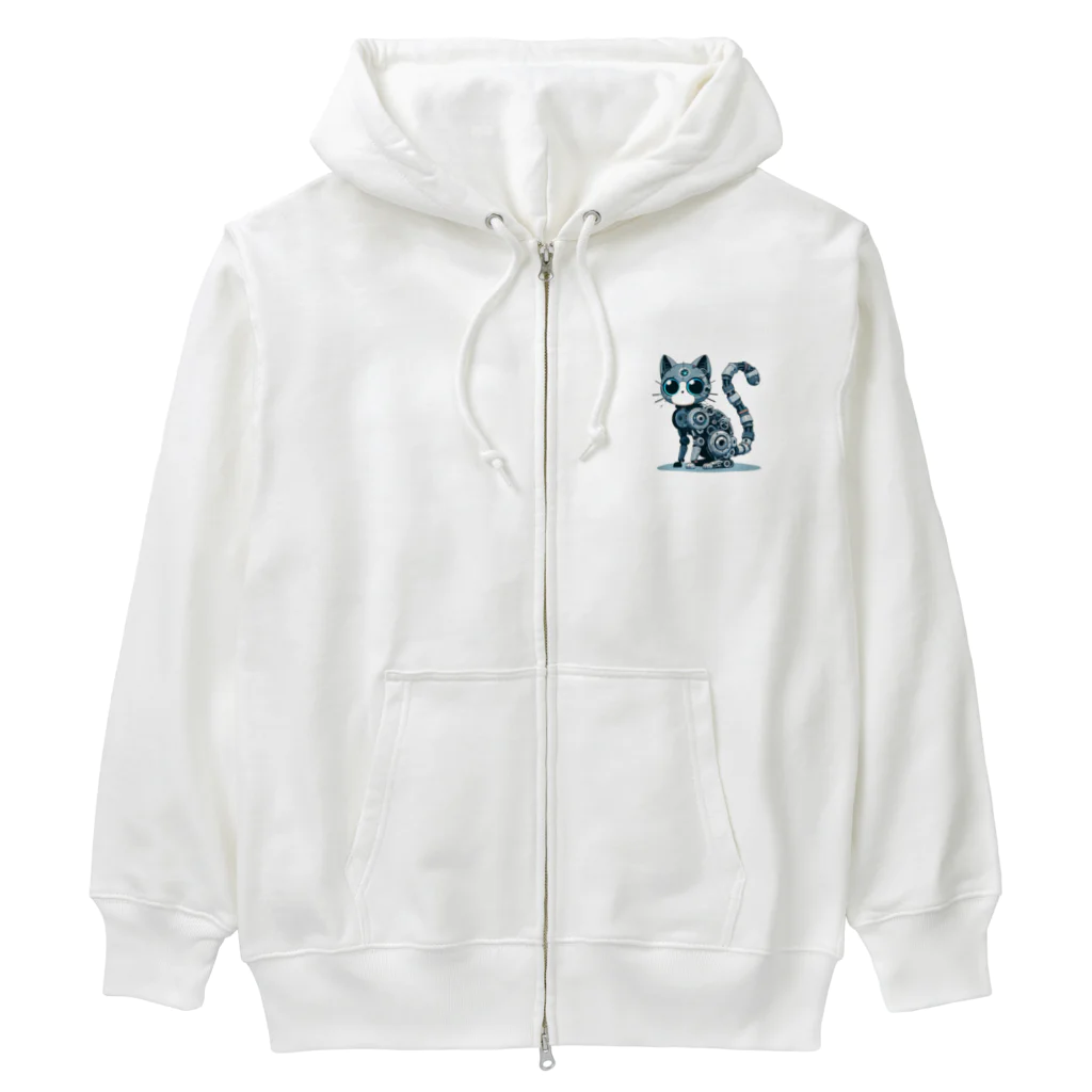 Cute Animal SHOPのメカニカルな猫 Heavyweight Zip Hoodie