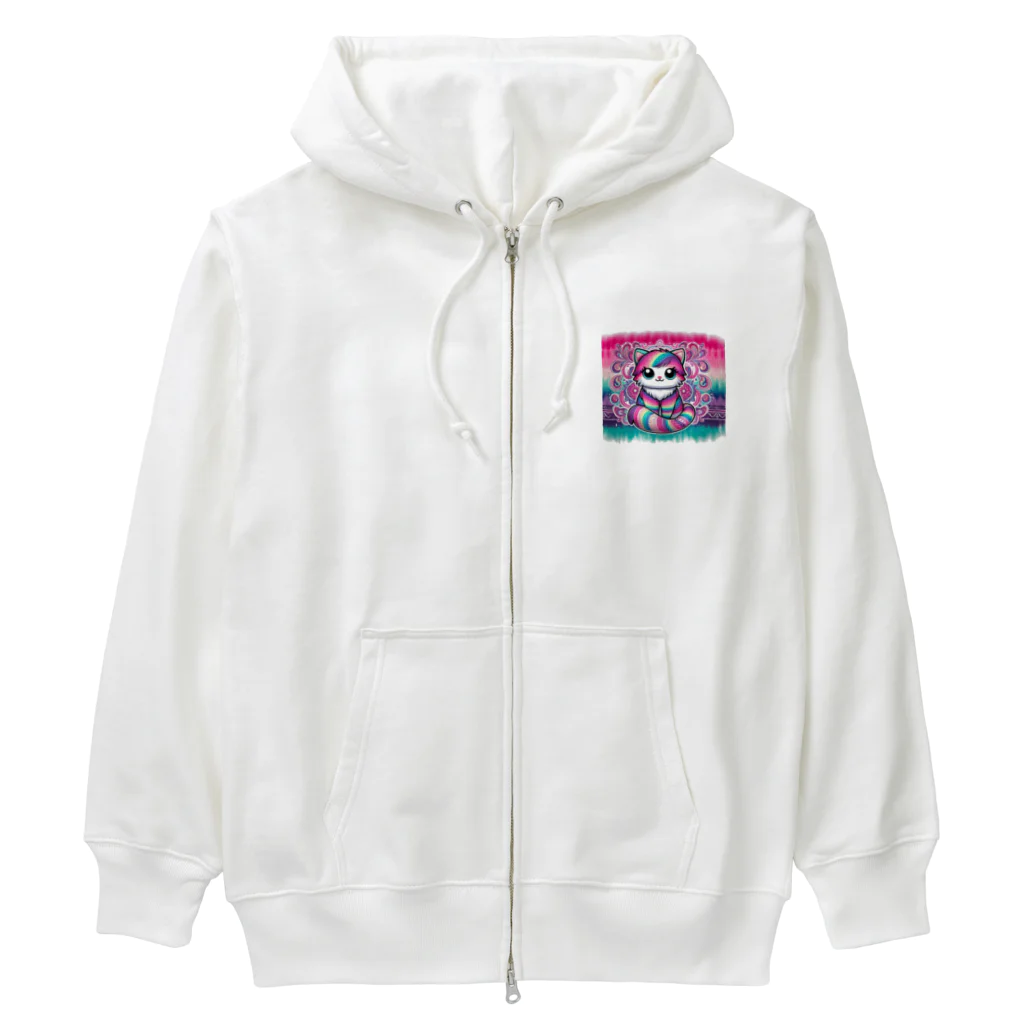 マヤーのキャットアイ Heavyweight Zip Hoodie