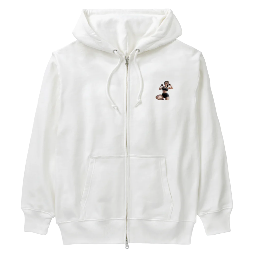 オリジナルグッズショップ KIJITORAのファイターズガール Heavyweight Zip Hoodie