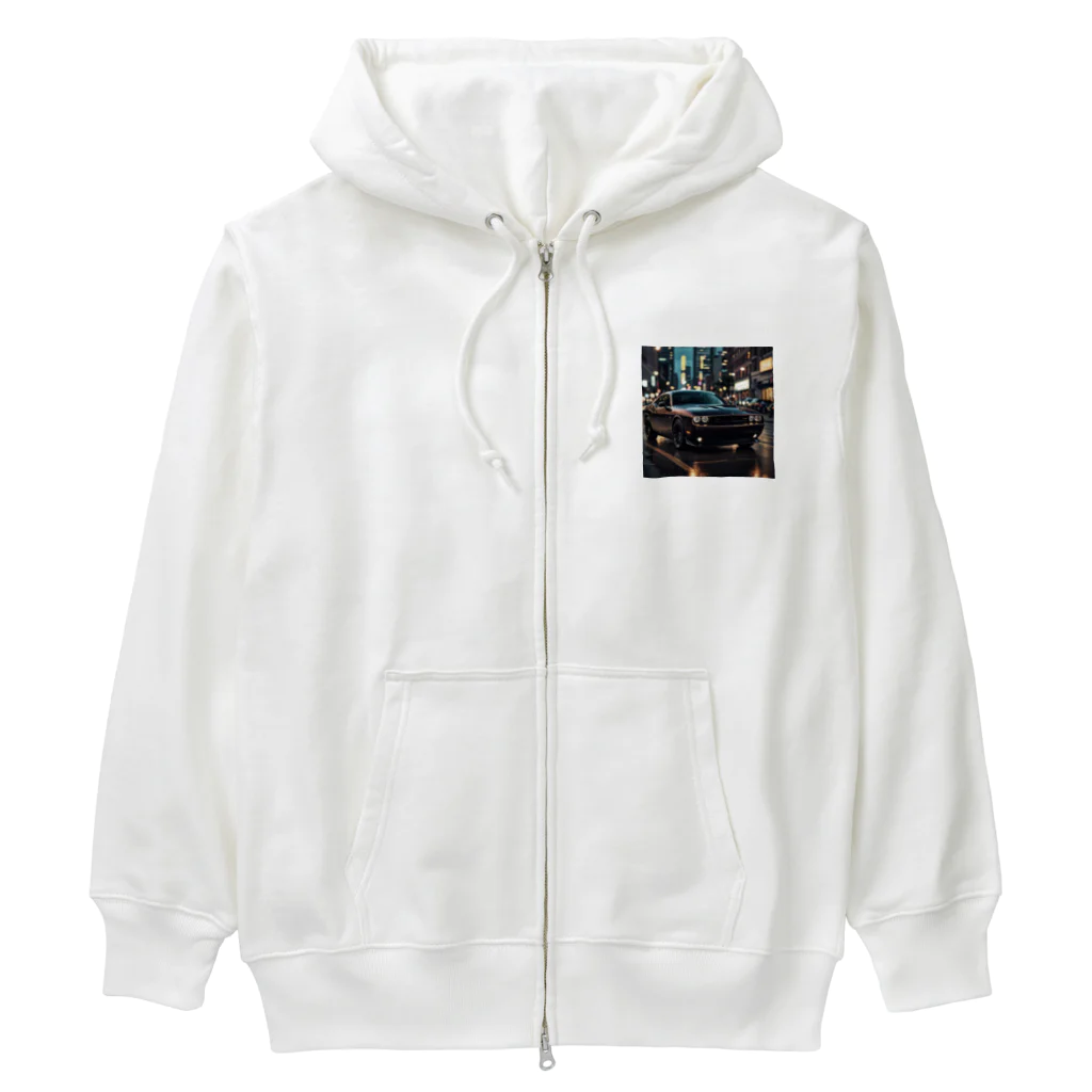 isityanのダッジチャレンジャー　車好き Heavyweight Zip Hoodie