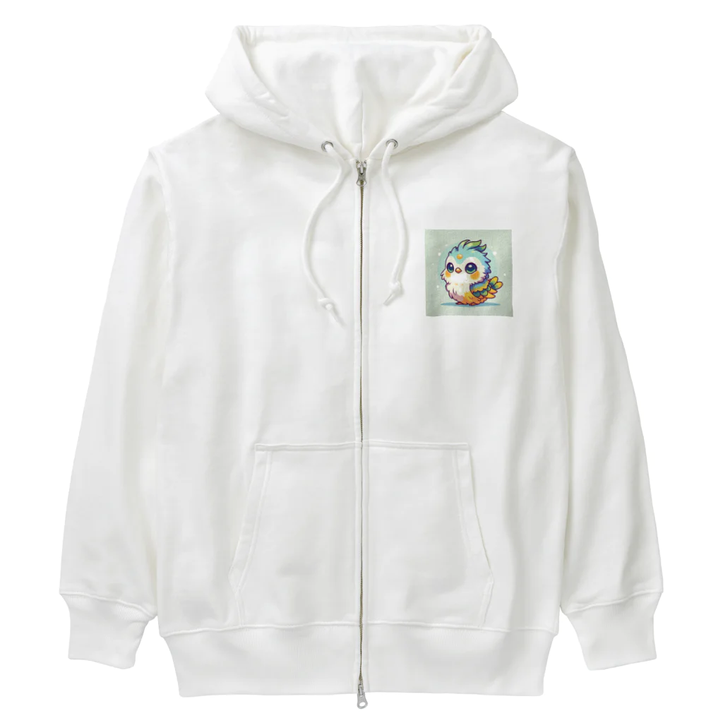 もふもふしたいの干支の鳥ちゃん02 Heavyweight Zip Hoodie