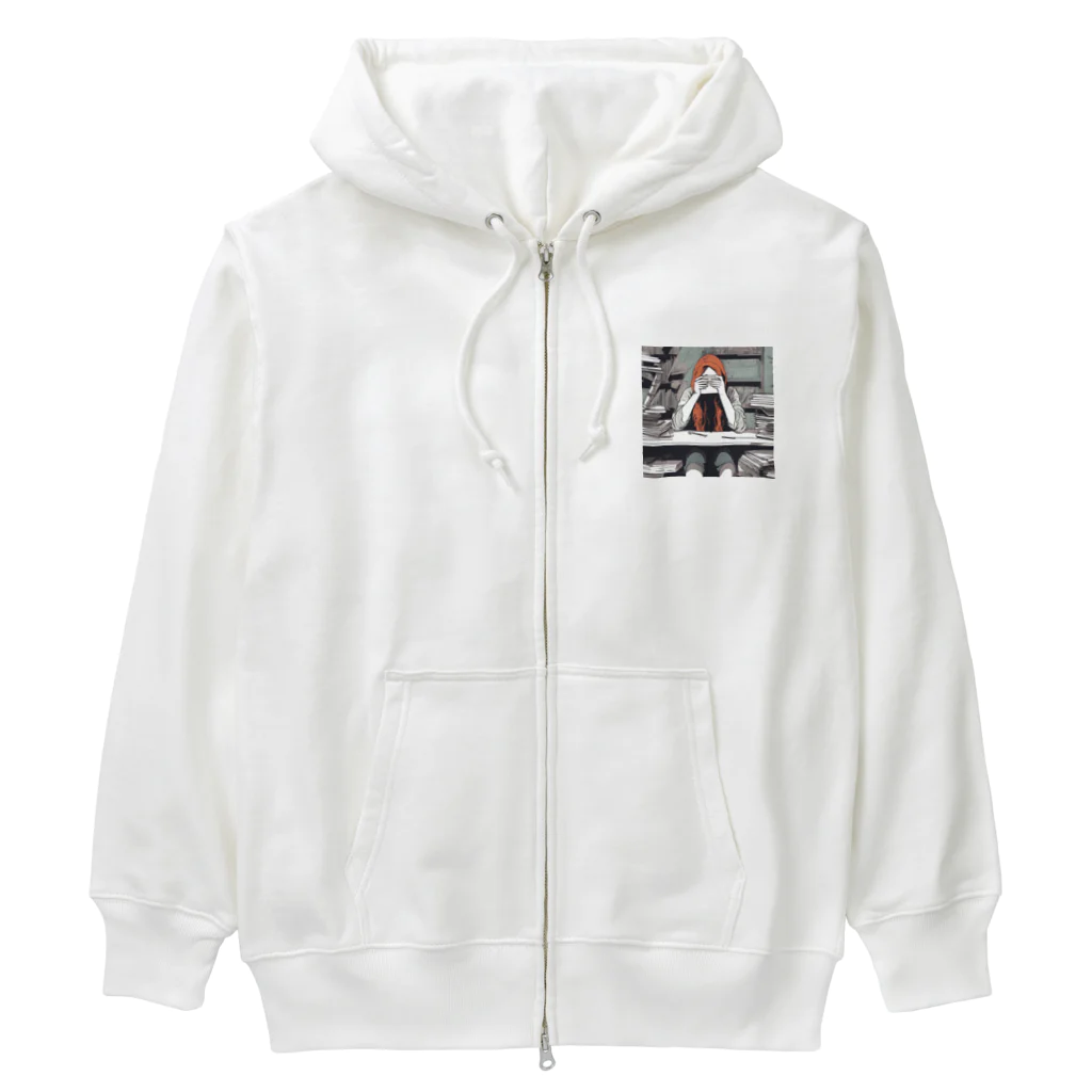 sena_73の悲壮感 Heavyweight Zip Hoodie