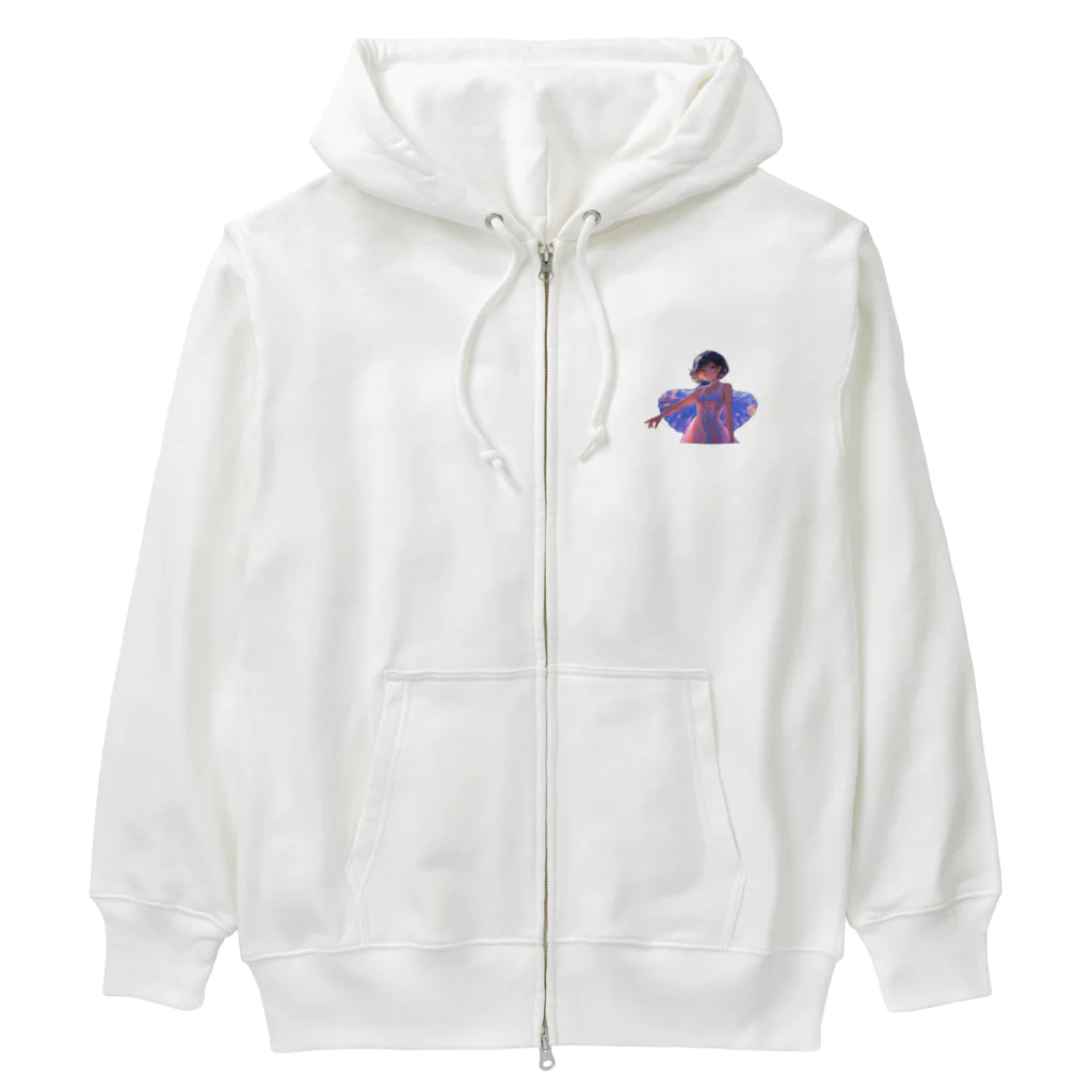 Utopiaの輝く少女 Heavyweight Zip Hoodie