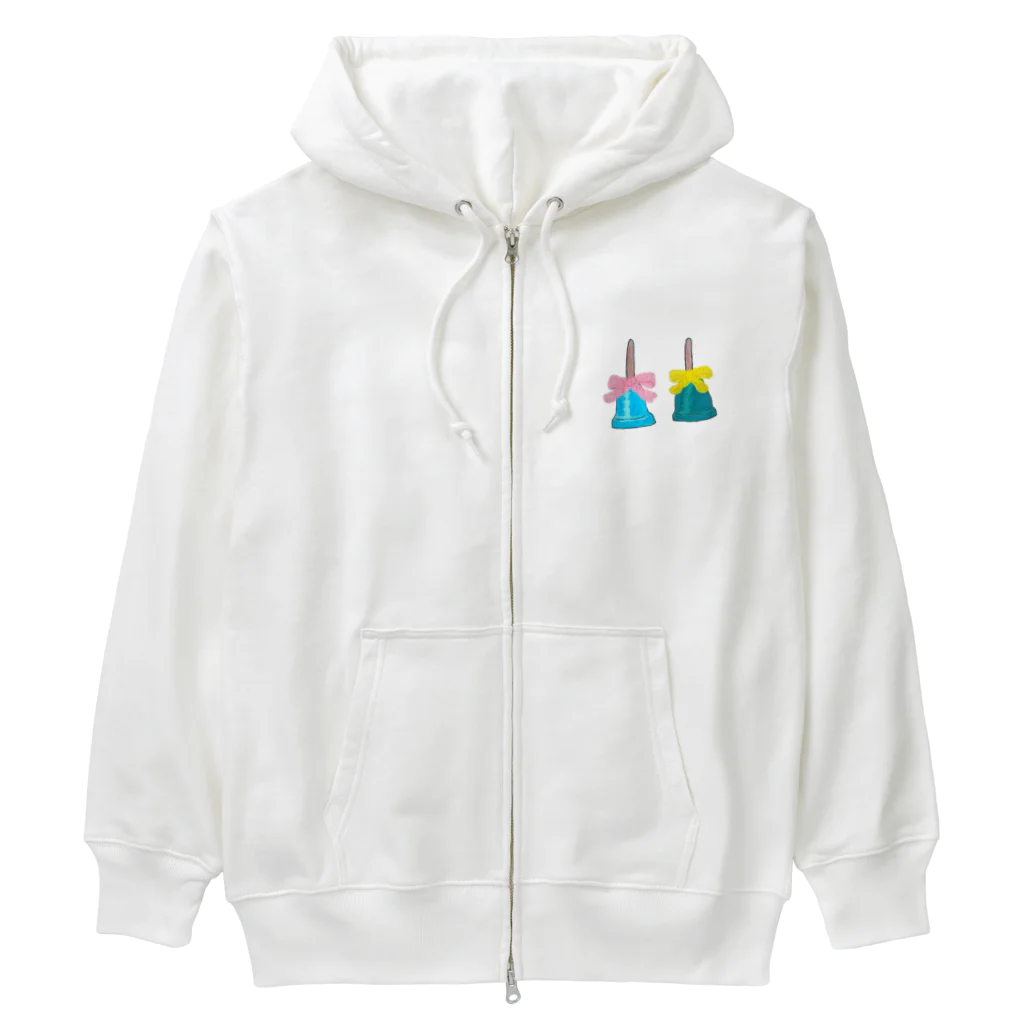 Lily bird（リリーバード）のカラフルハンドベル Heavyweight Zip Hoodie