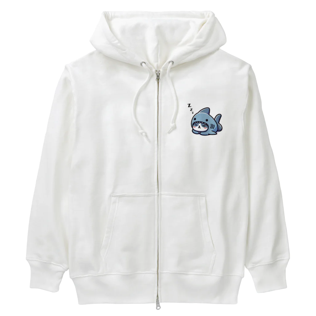 きぐるみあにまるず！のすやすや着ぐるみネコ Heavyweight Zip Hoodie