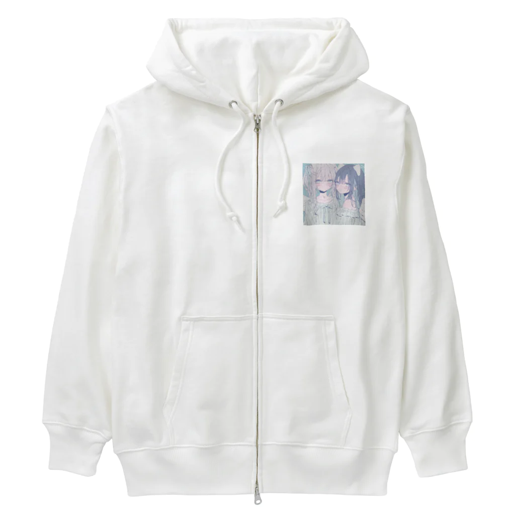 紅茶と砂糖と魔法の家の深海ちゃん Heavyweight Zip Hoodie