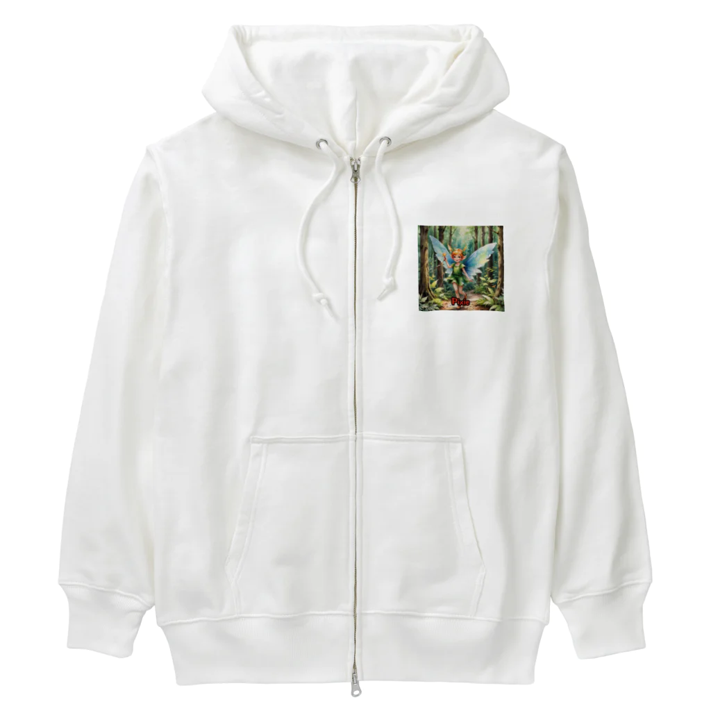 nkbg50のモンスターシリーズ（リアル）：Pixie Heavyweight Zip Hoodie