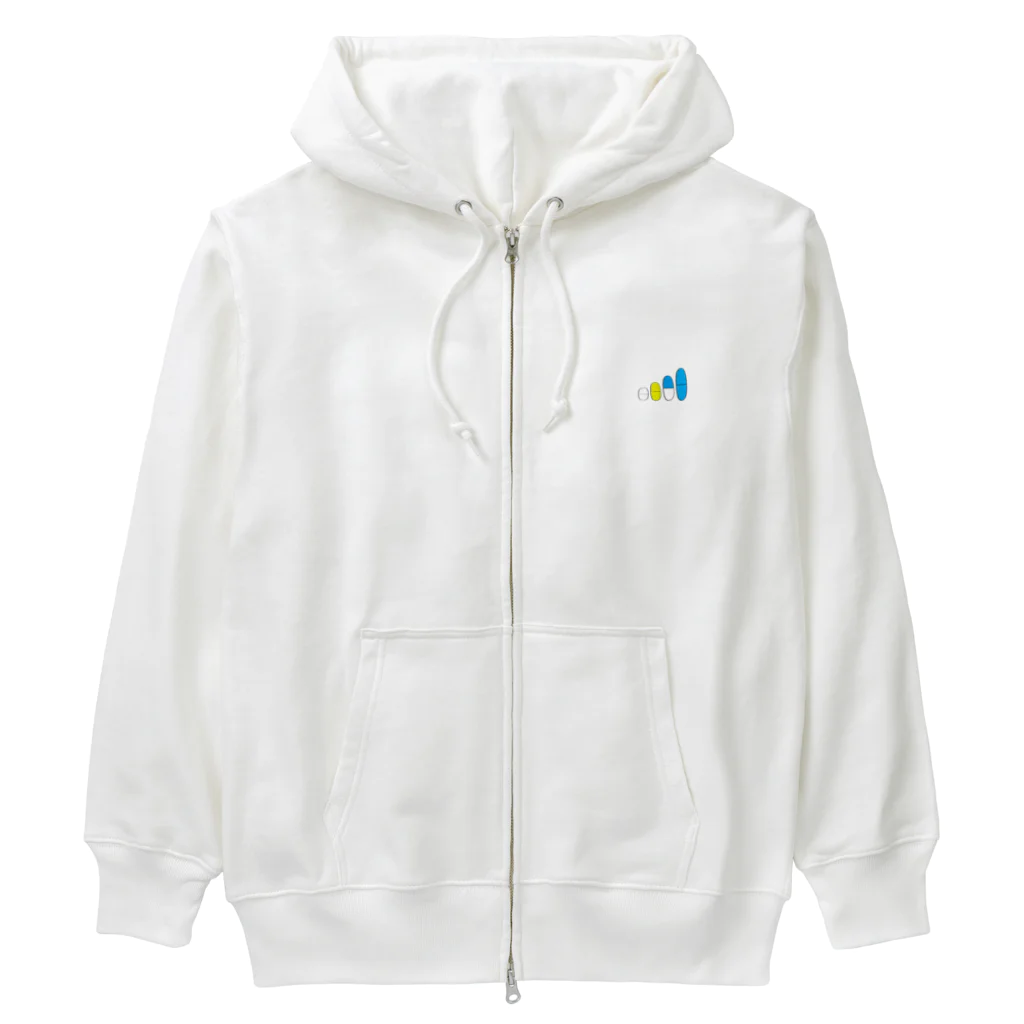 ぶるーの薬のアンテナ Heavyweight Zip Hoodie