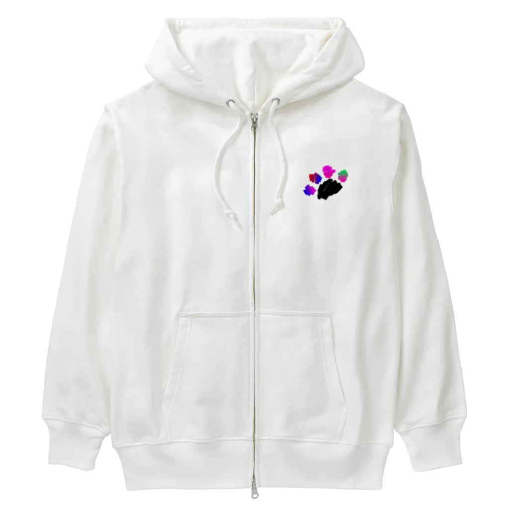 しゅりぺのゆる～いショップのあしあとステッカー Heavyweight Zip Hoodie