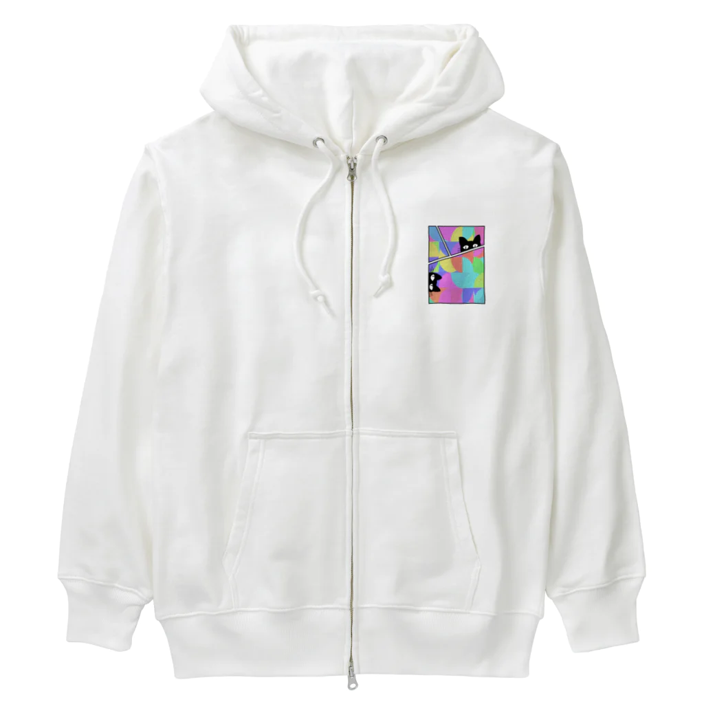 LalaHangeulのにゃんですか？ Heavyweight Zip Hoodie