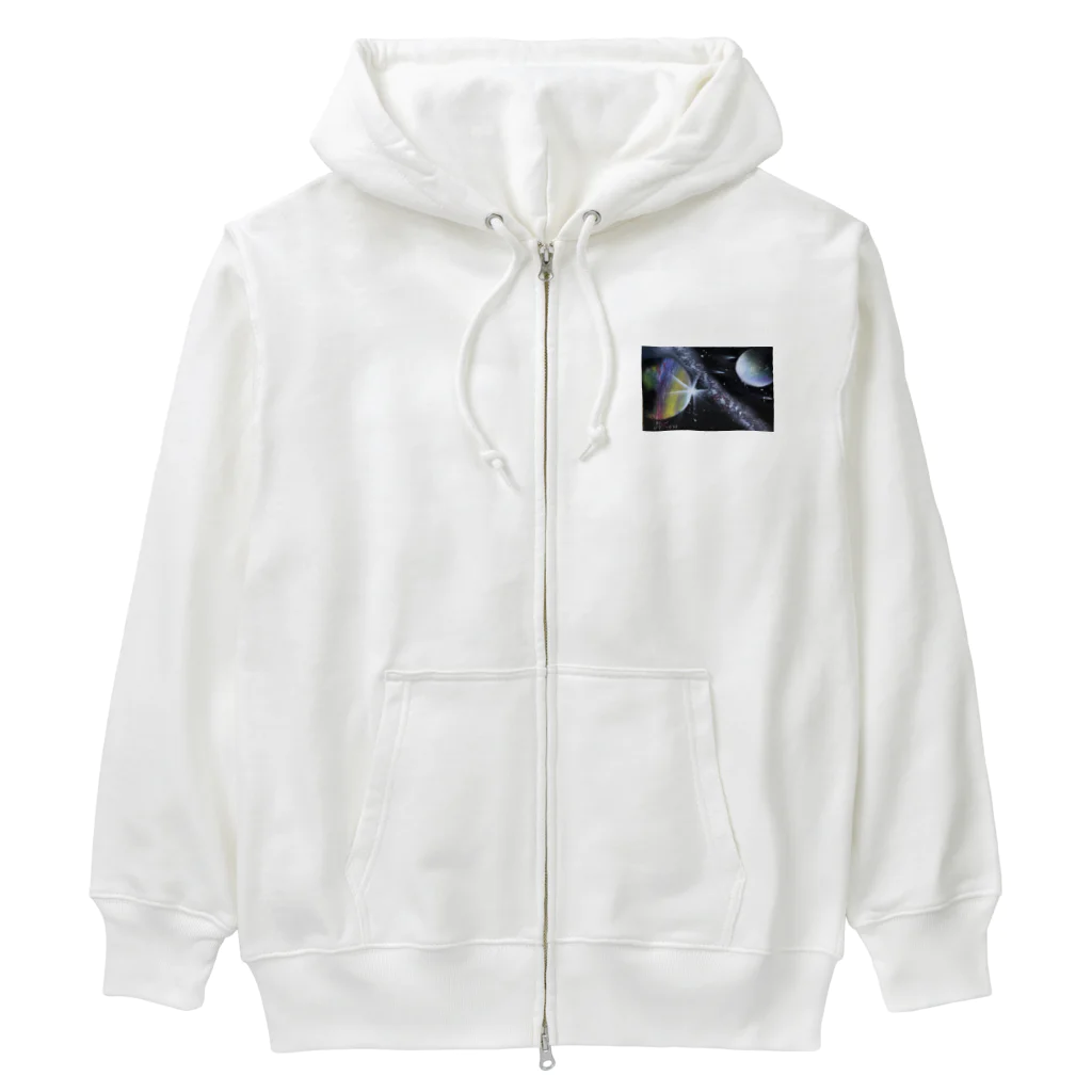 Yessy&Tomo Tienda de artistasの七夕の銀河 Heavyweight Zip Hoodie