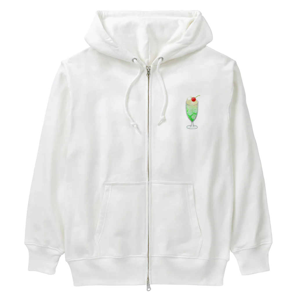 Lily bird（リリーバード）のたくさんメロンクリームソーダ♪ Heavyweight Zip Hoodie