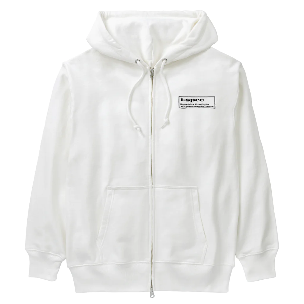 i-specの白猫さん Heavyweight Zip Hoodie