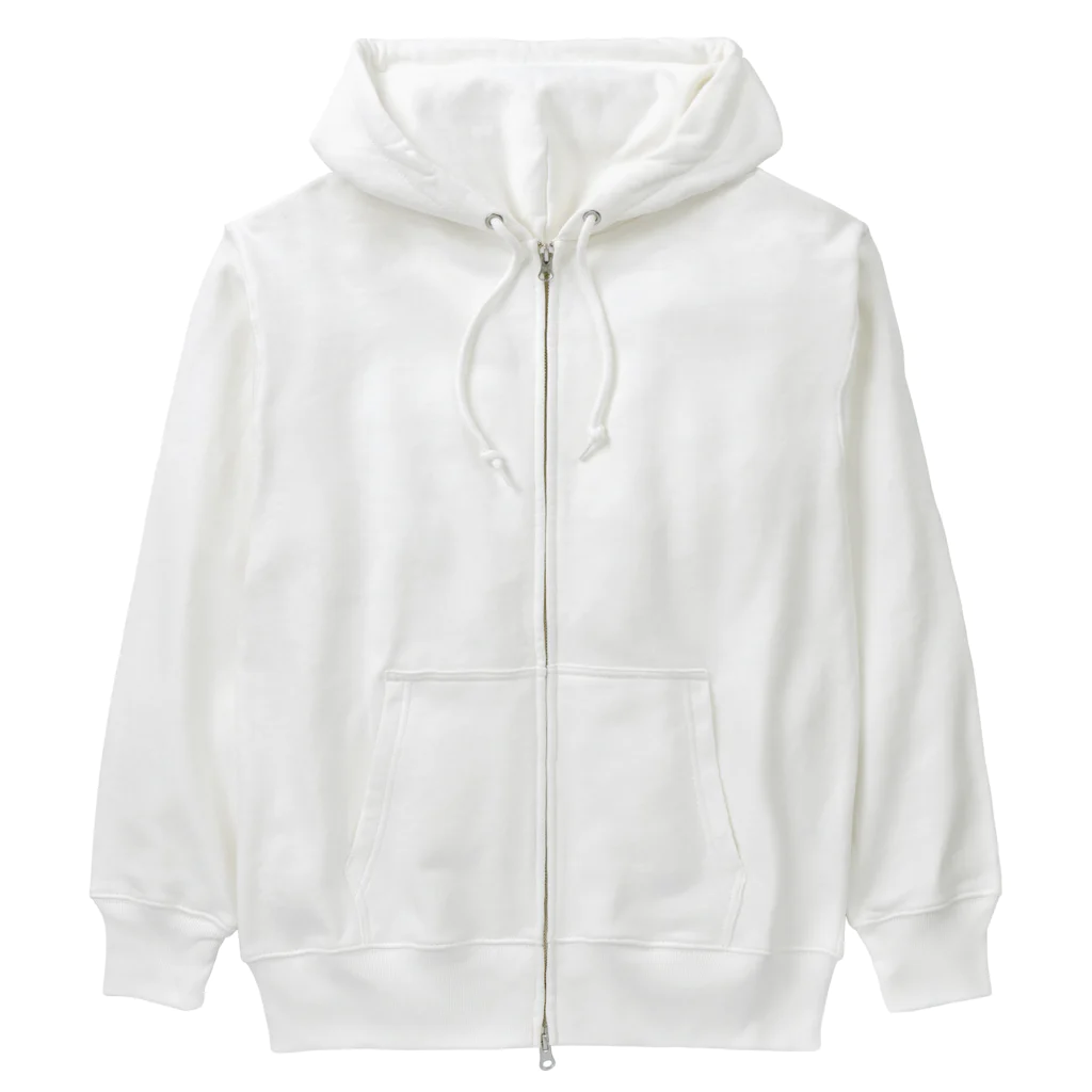 LalaHangeulのJAPANESE FIRE BELLY NEWT (アカハライモリ)　　バックプリント Heavyweight Zip Hoodie