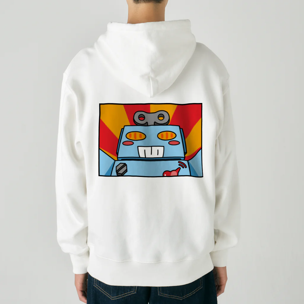 生物＝ケモノのヲ店のブリキ　彩色 Heavyweight Zip Hoodie