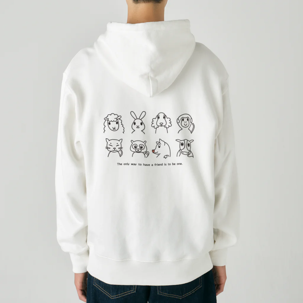 ariariartの動物大集合！（チャリティー） Heavyweight Zip Hoodie