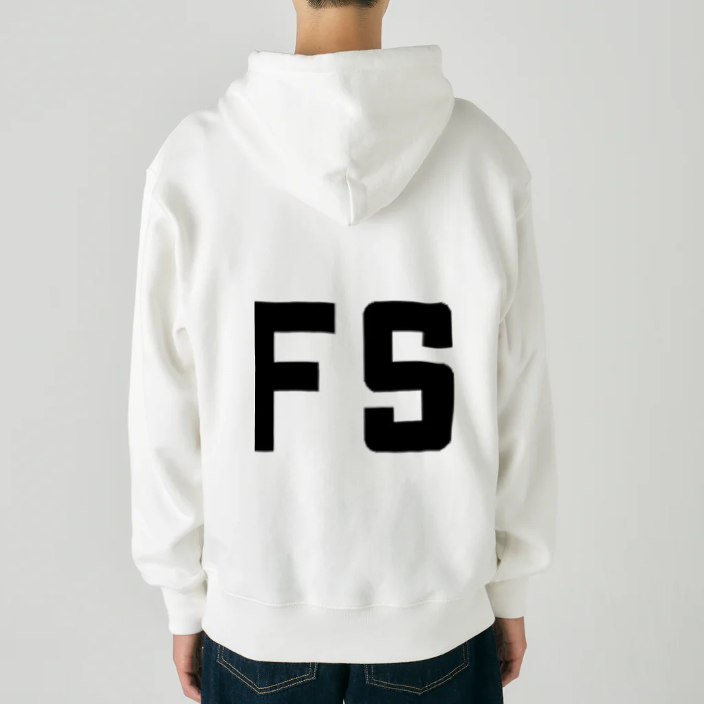 ファイナンシャルズのFSマーク（黒） Heavyweight Zip Hoodie