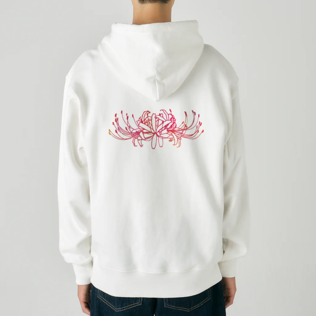 綾錦工房 りこりすの曼珠沙華 【黄昏】 Heavyweight Zip Hoodie