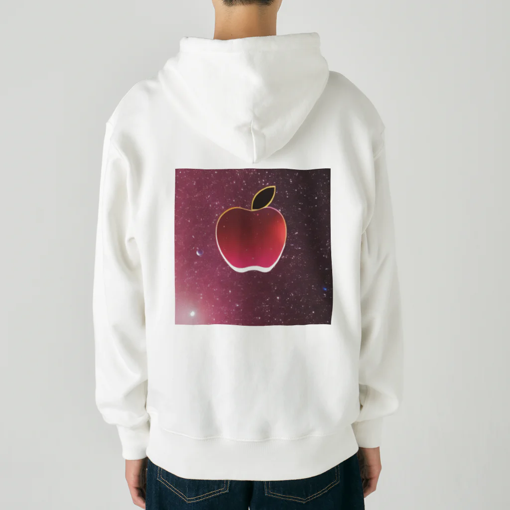 AI画家『Stable Diffusion』Shopのスペース・アップル🍎 Heavyweight Zip Hoodie