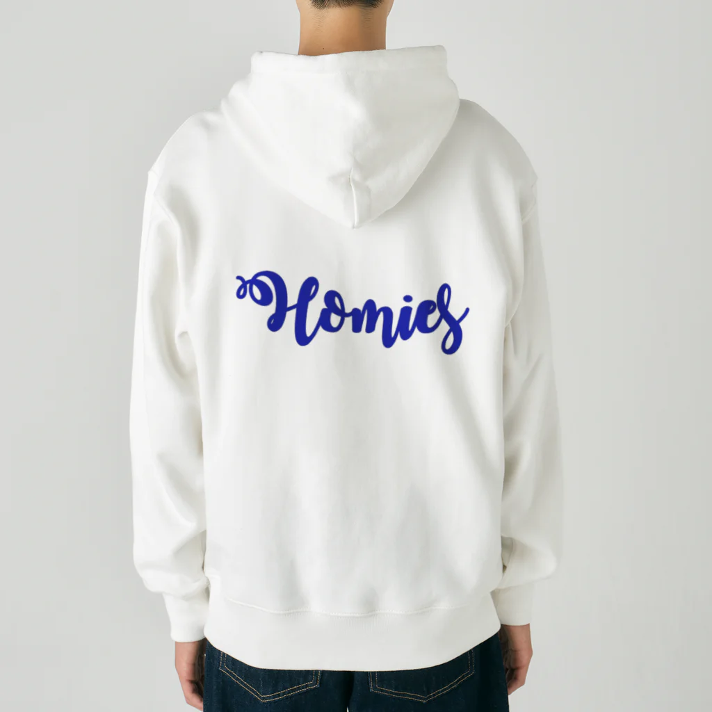 HomiesのHomies zip hoodie ヘビーウェイトジップパーカー