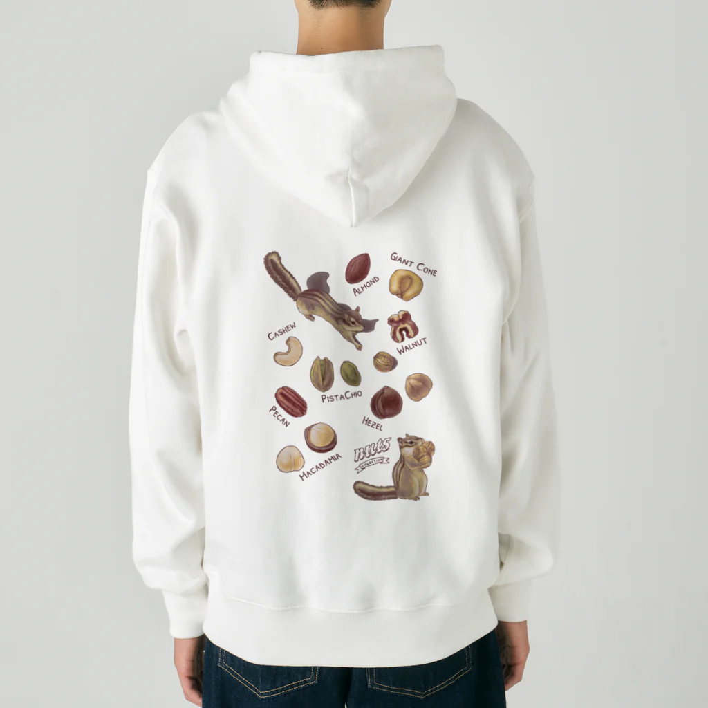 huroshikiのNUTS collection ナッツコレクション Heavyweight Zip Hoodie