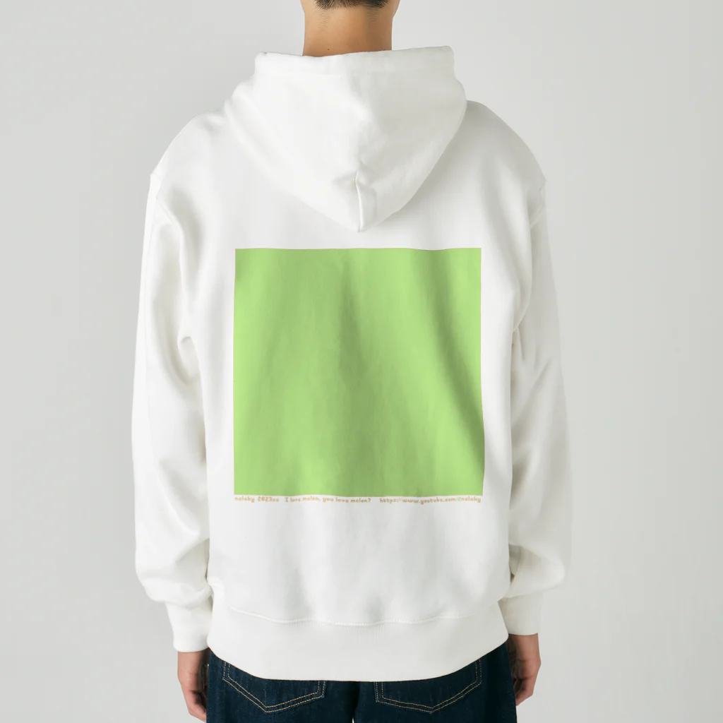 ［ n / k ］ONLINE_SHOPのI love melon, you love melon ?  (青肉) Heavyweight Zip Hoodie