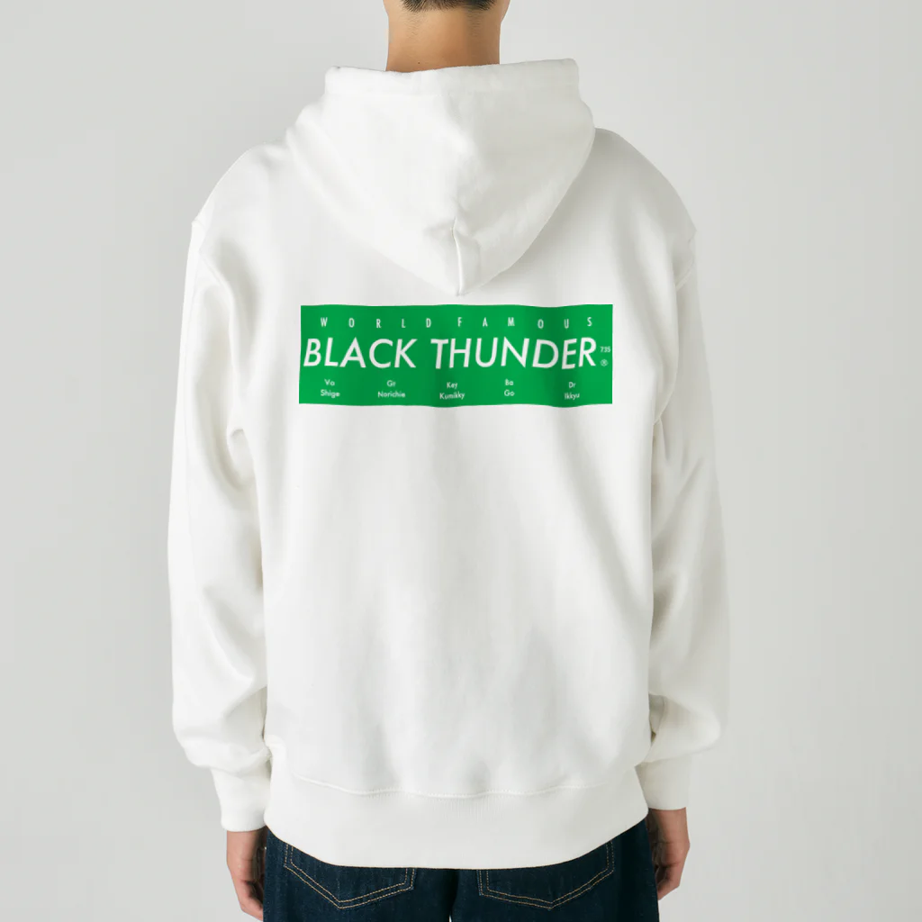 65narrowのBLACK THUNDER ヘビーウェイトジップパーカー