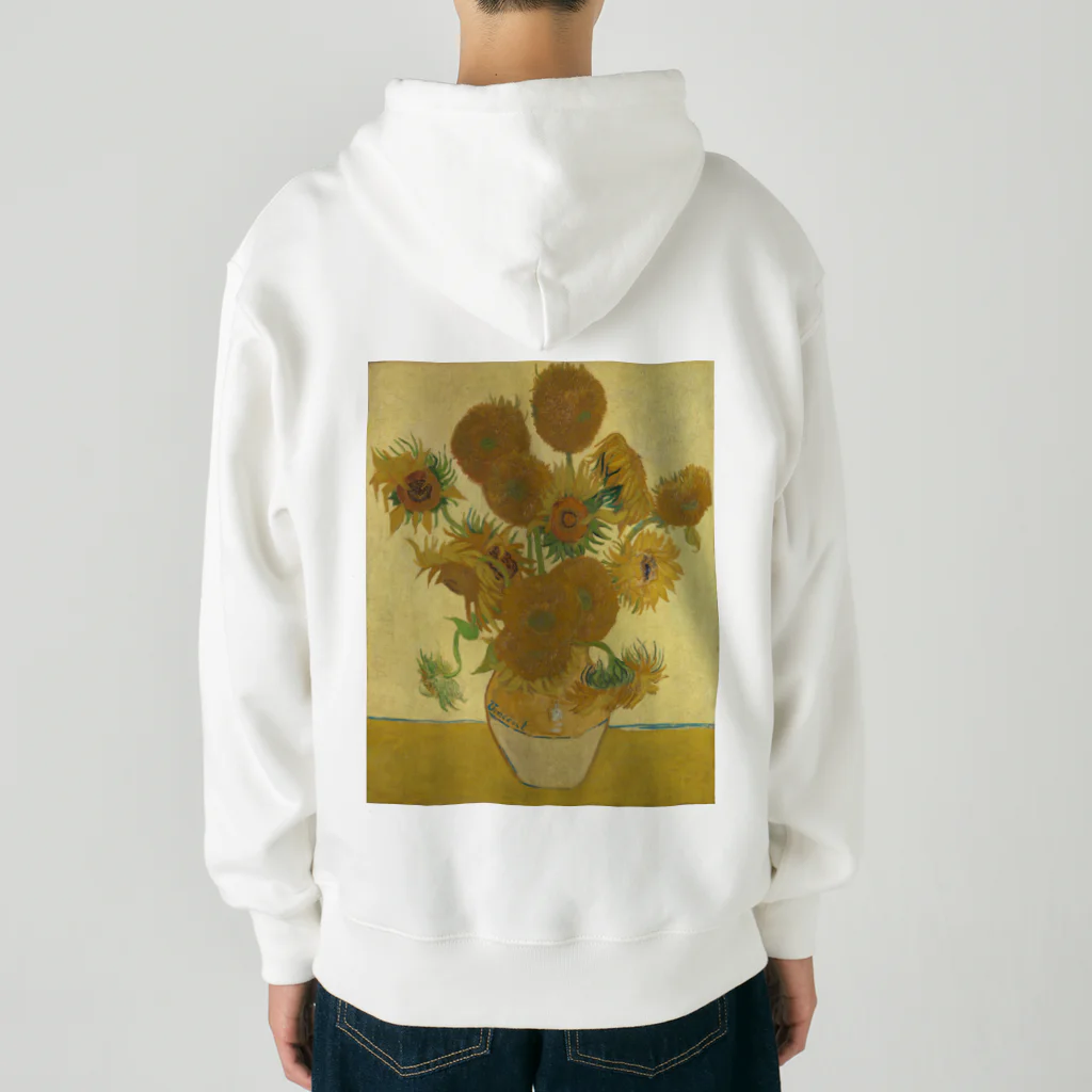 世界美術商店のひまわり / Sunflowers Heavyweight Zip Hoodie