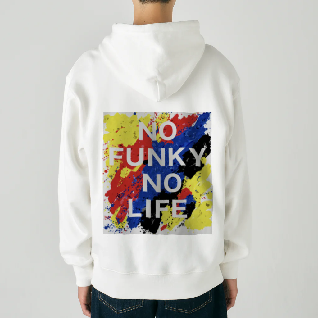 NO FUNKY NO LIFEのNO FUNKY NO LIFE ヘビーウェイトジップパーカー