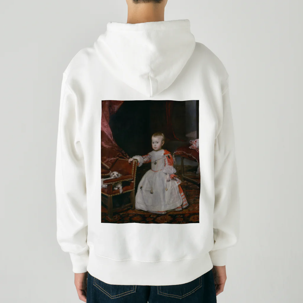 世界美術商店の皇太子フェリペ・プロスぺロの肖像 / Portrait of Prince Philip Prospero Heavyweight Zip Hoodie