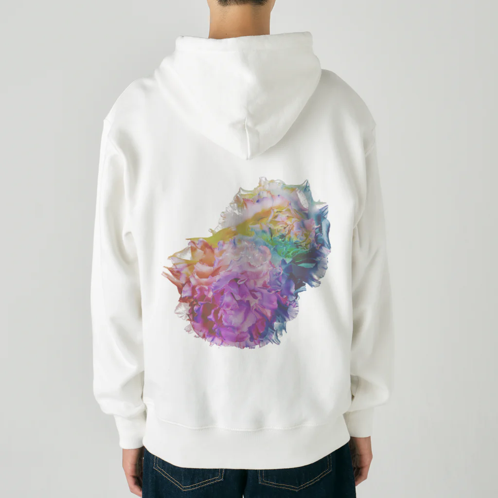 K_flowerのRainbow Carnation Heavyweight Zip Hoodie