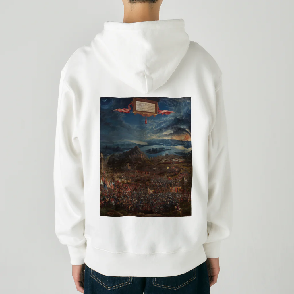 世界美術商店のアレクサンダー大王の戦い / The Battle of Alexander at Issus Heavyweight Zip Hoodie