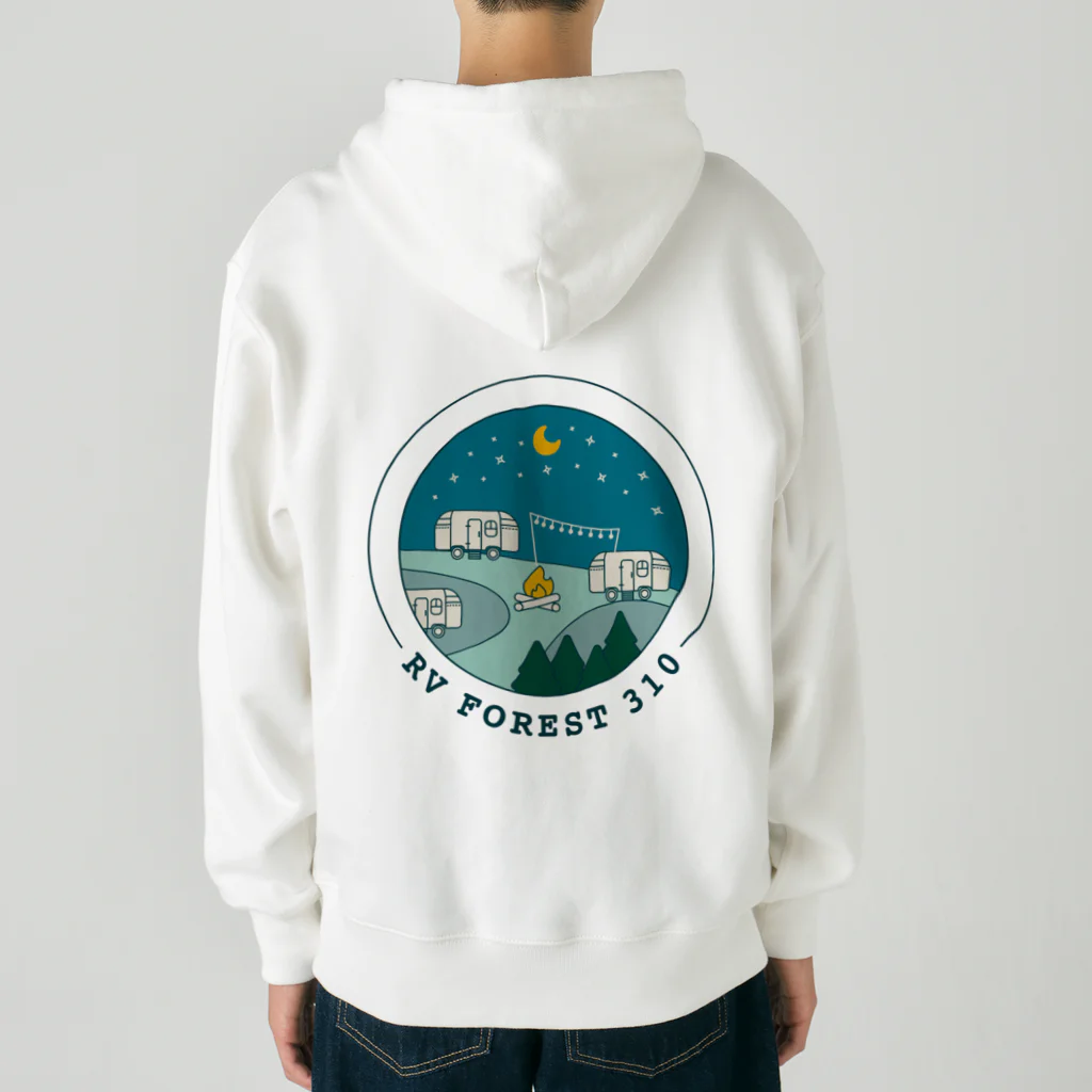 treasuretradingのRV FOREST 310 -1 Heavyweight Zip Hoodie