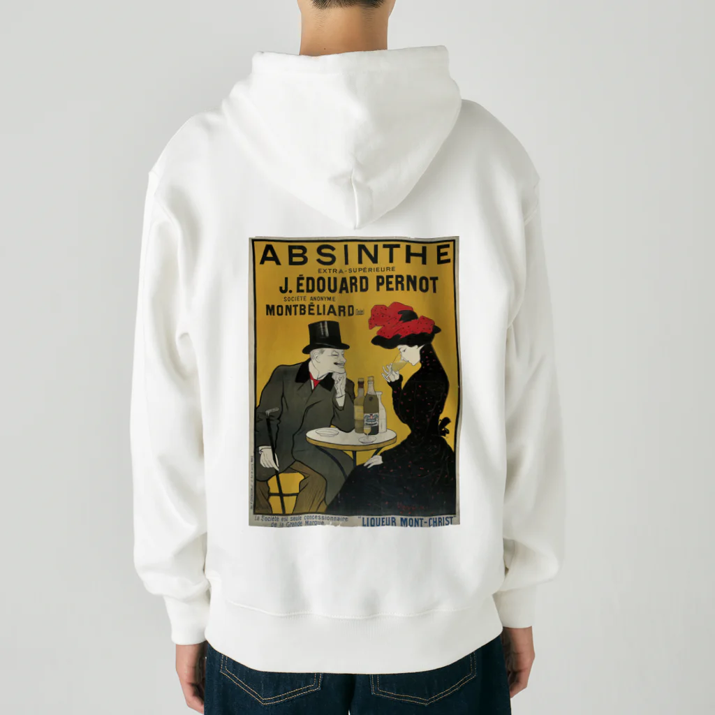 世界美術商店の超特急アブサン / Absinthe extra-supérieure J. Édouard Pernot Heavyweight Zip Hoodie