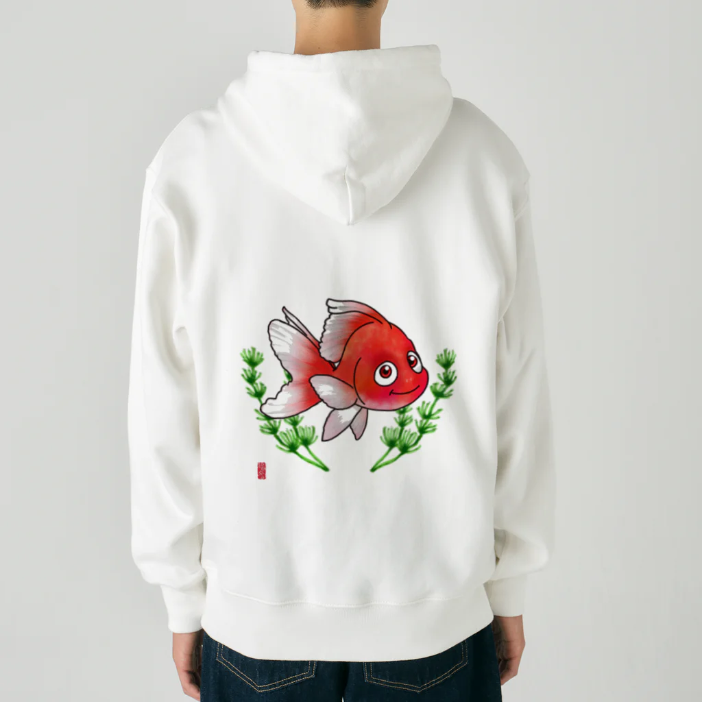 JapaneseArt Yui Shopの金魚ちゃん Heavyweight Zip Hoodie