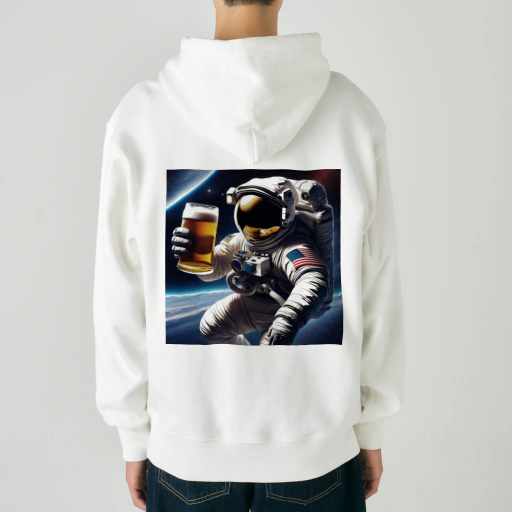 宇宙開発デザイン科の酒飲みアストロノーツ Heavyweight Zip Hoodie