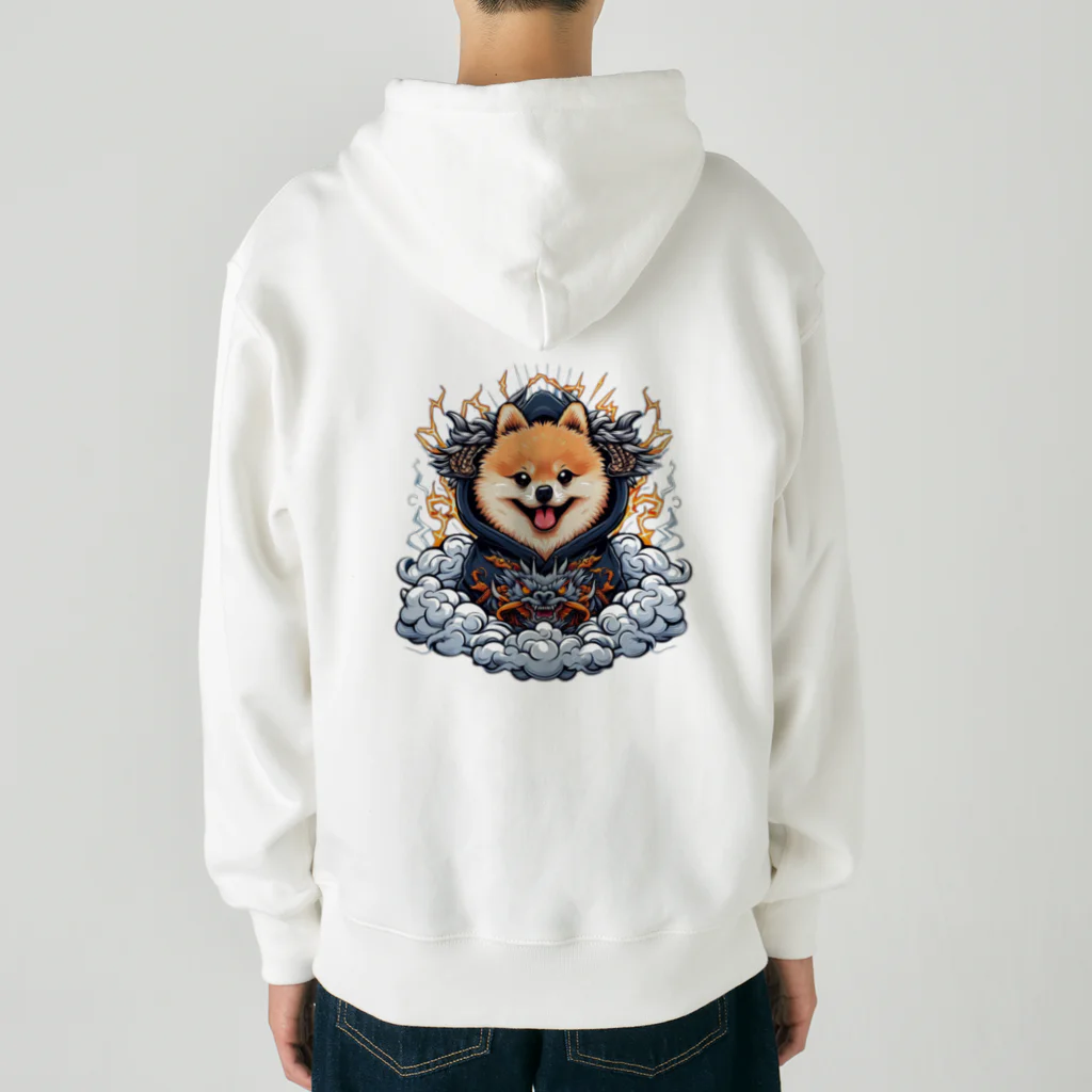 Pom-Dog'sのポメドラゴン Heavyweight Zip Hoodie