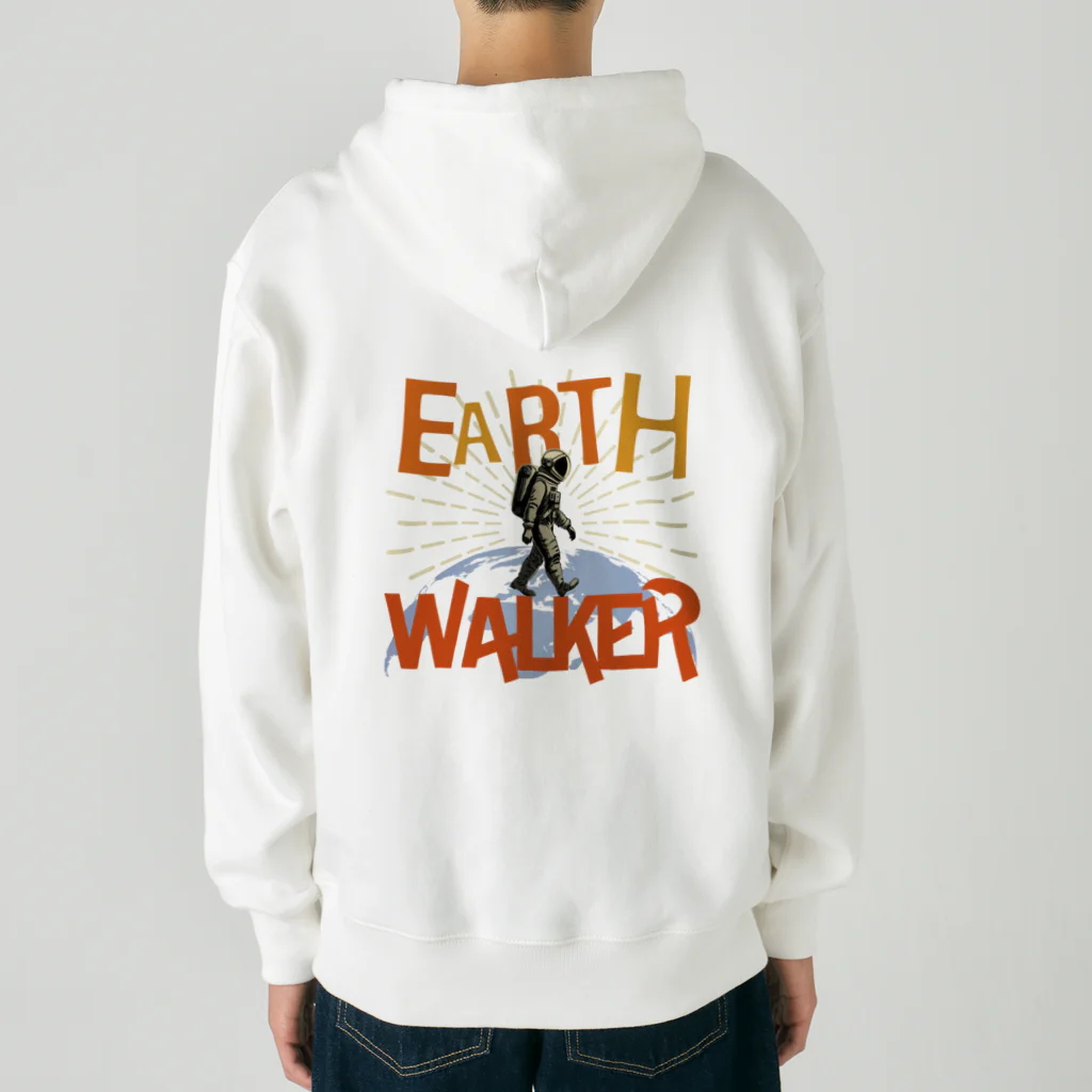 FOOF DESIGN のEARTH WALKER （地球歩行士）【英語バージョン】 ヘビーウェイトジップパーカー