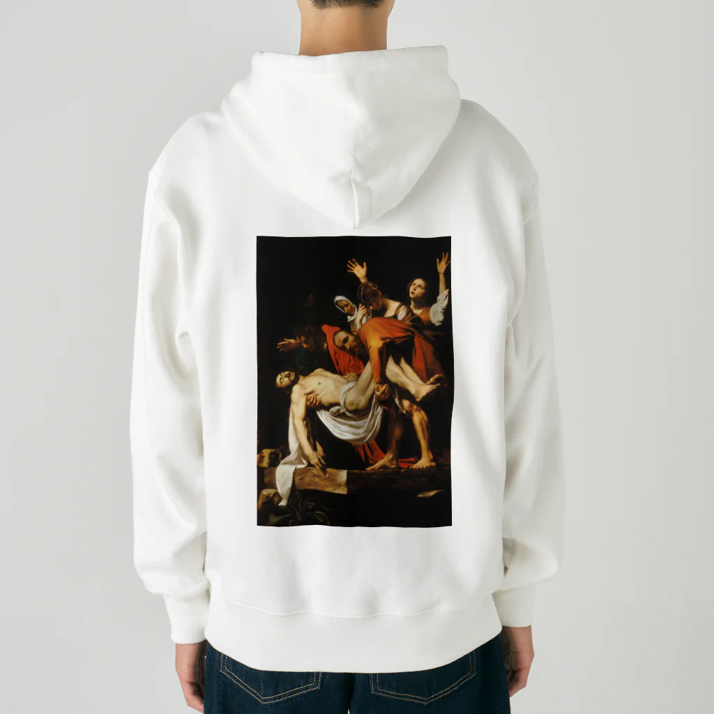 世界美術商店のキリストの埋葬 / The Entombment of Christ Heavyweight Zip Hoodie