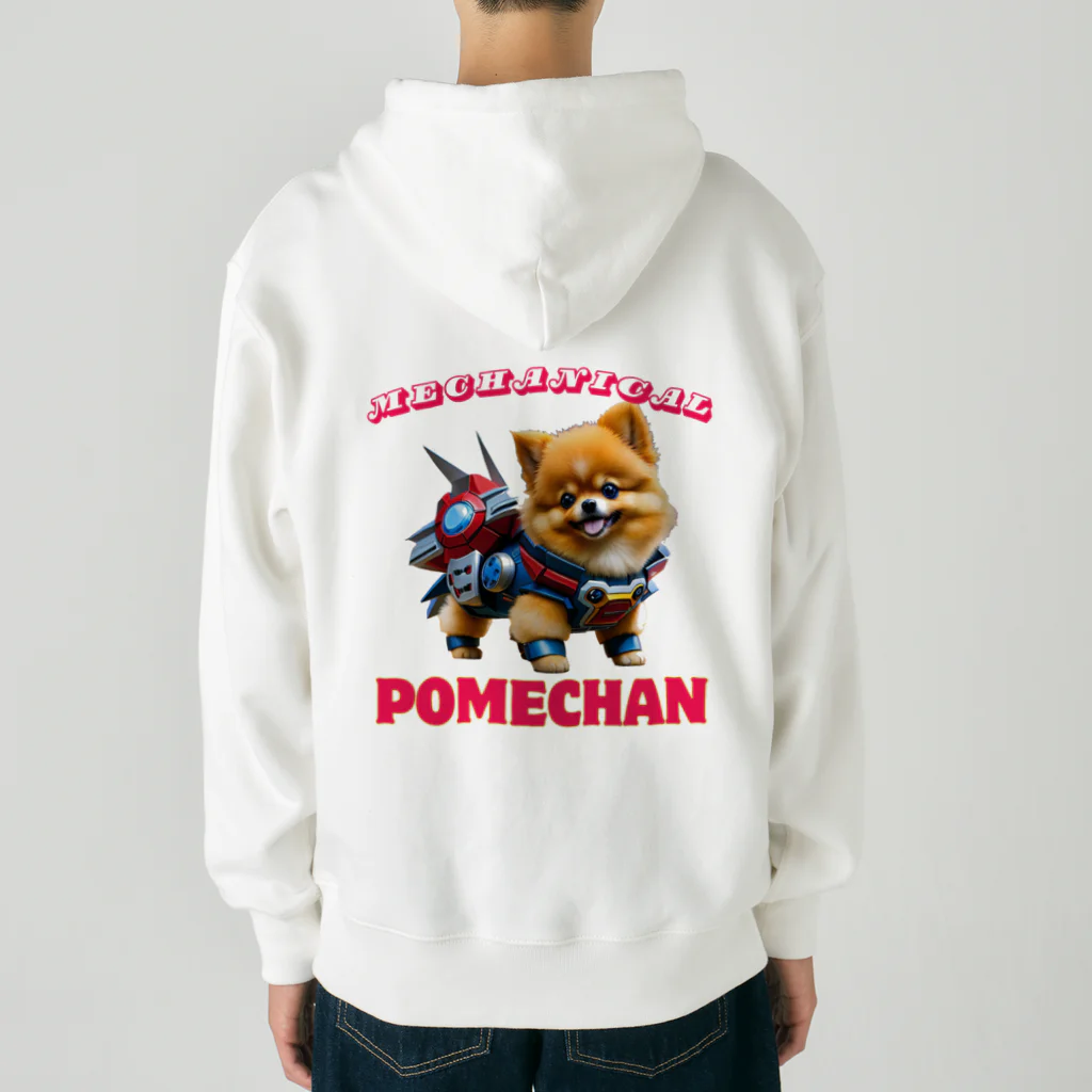 Pom-Dog'sのメカニカルポメちゃん Heavyweight Zip Hoodie