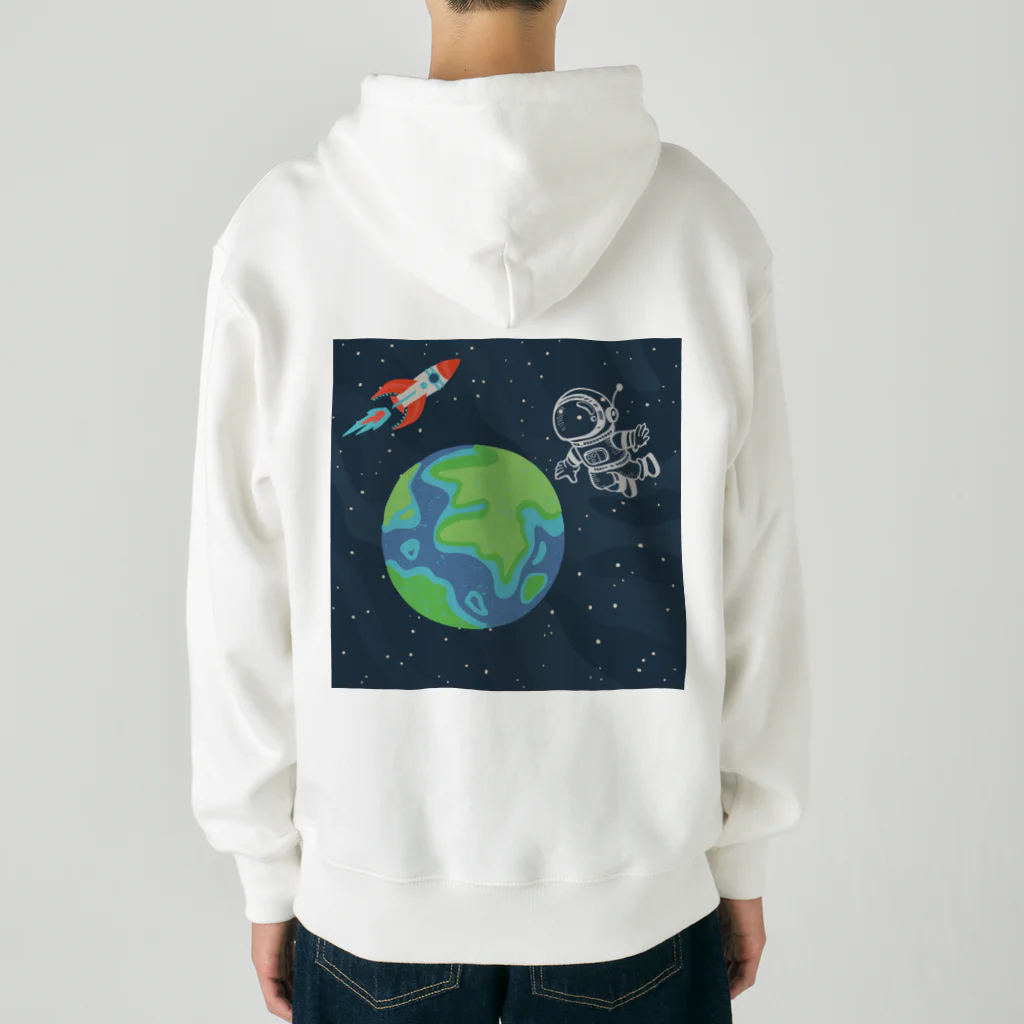 あいいろのキュートな宇宙飛行士 Heavyweight Zip Hoodie