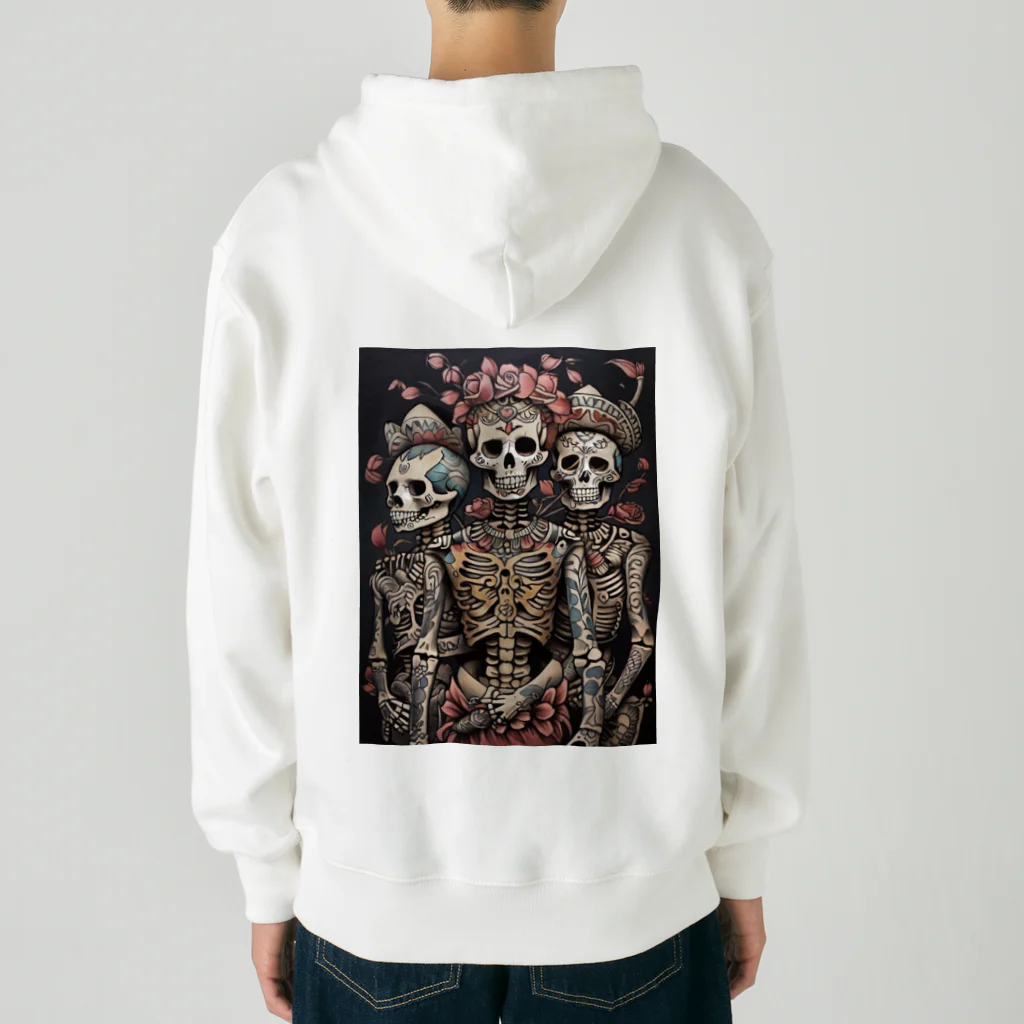 Skull sectionのガイコツのデザイン Heavyweight Zip Hoodie