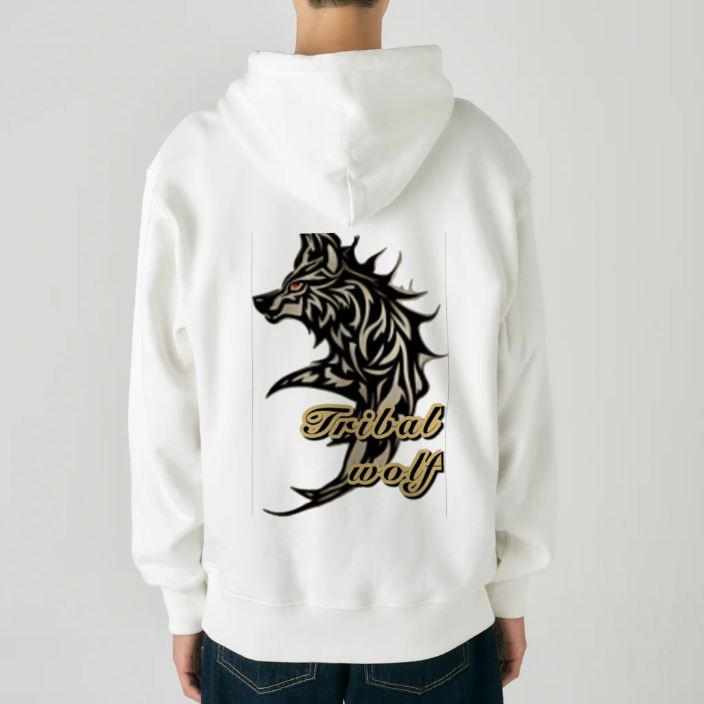 海坊主のUPGとトライバルウルフ Heavyweight Zip Hoodie