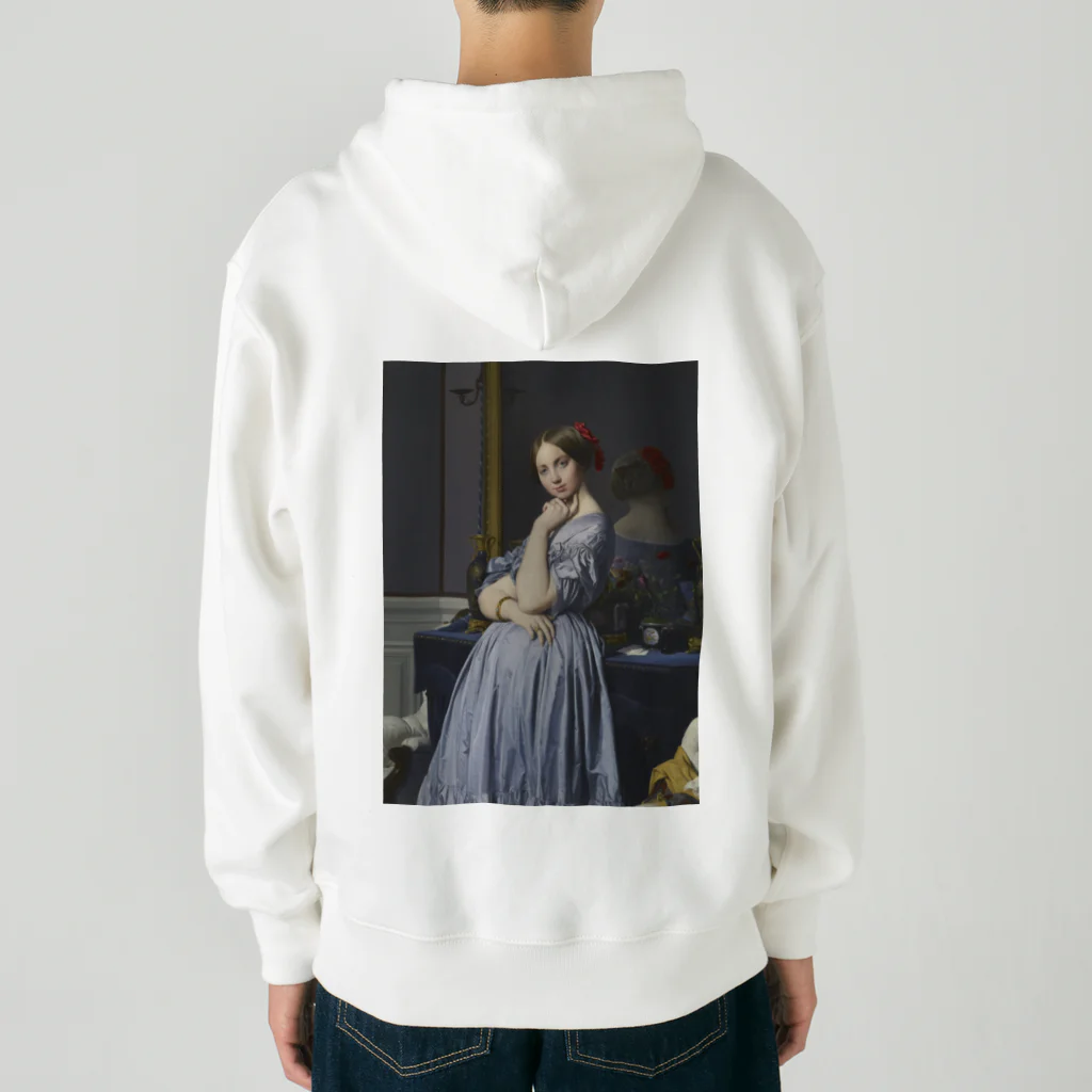 世界美術商店のドーソンヴィル伯爵夫人の肖像 / Portrait of Comtesse d'Haussonville Heavyweight Zip Hoodie