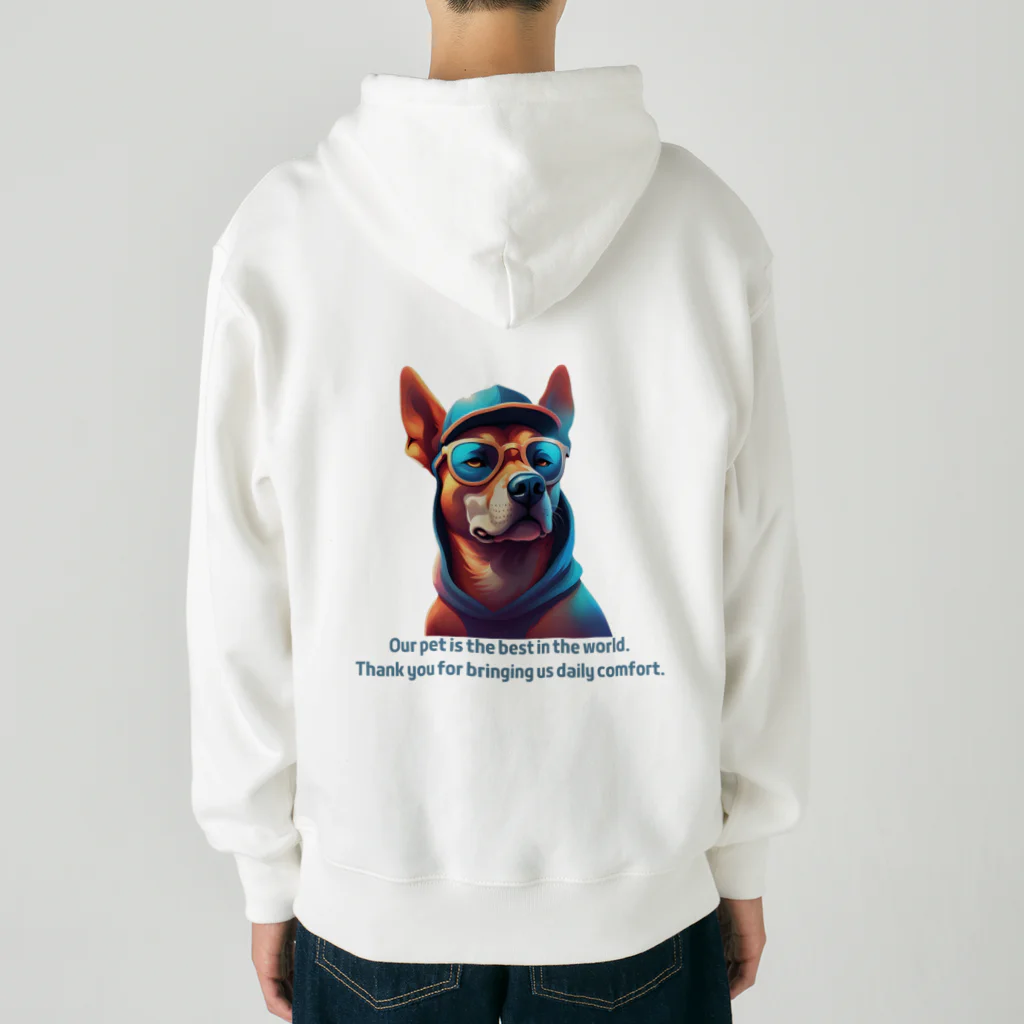 グアムドッグホテルズセレクトショップのかっこいい犬 Heavyweight Zip Hoodie