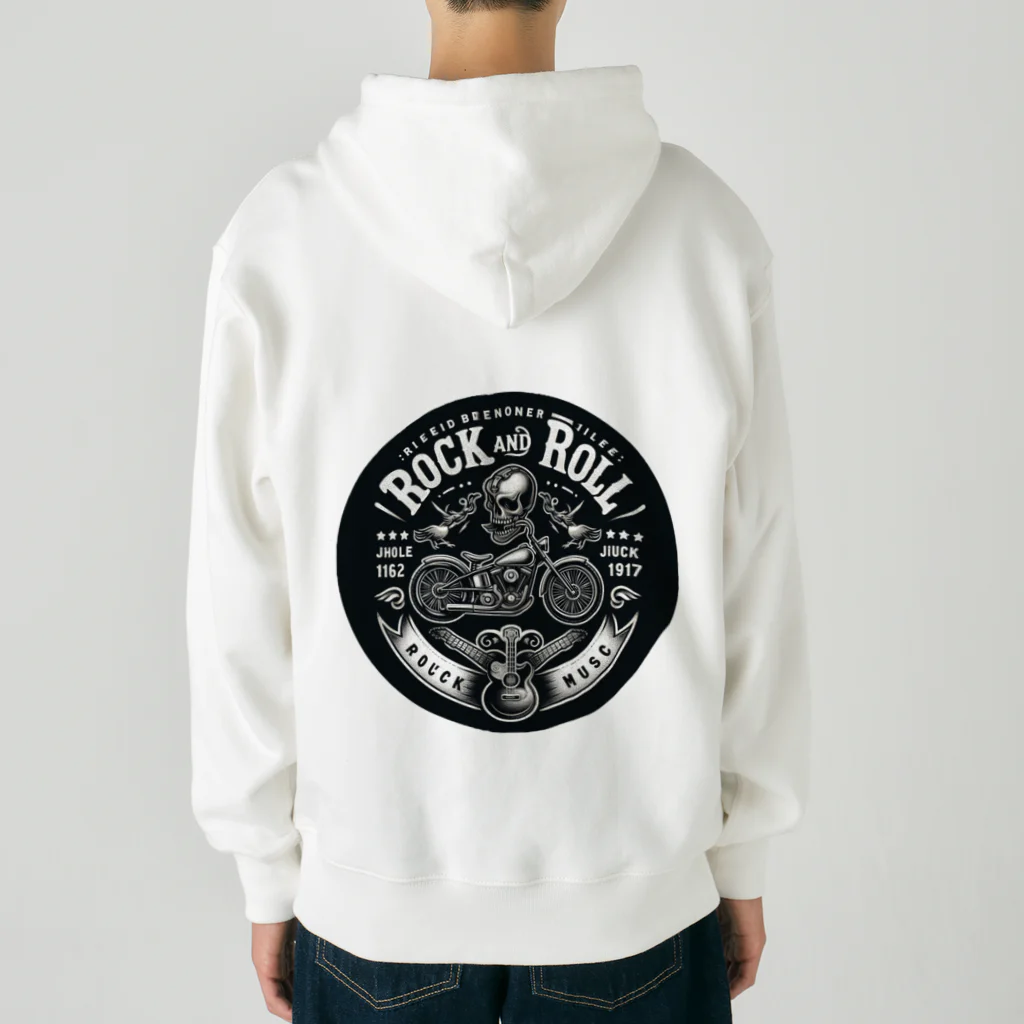 ロック堂のバイクアンドギター Heavyweight Zip Hoodie